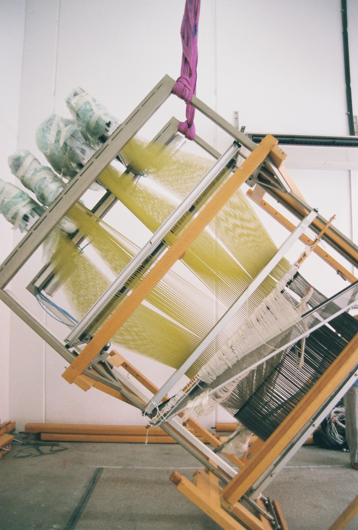The loom from above